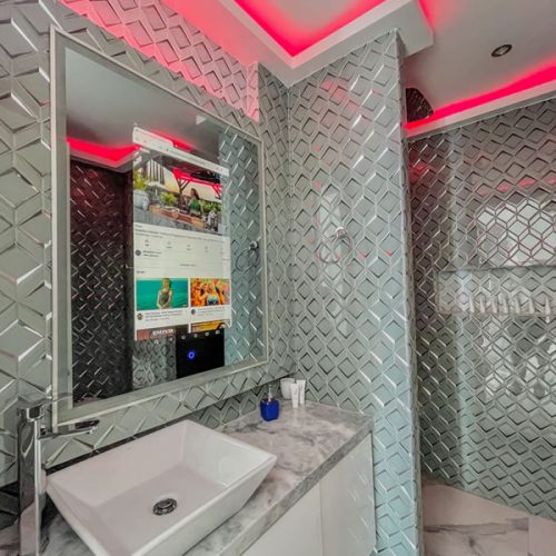 hemroso baño lujos en apartamentos en cartagena
